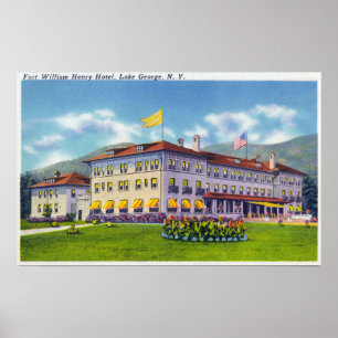 Póster Vista exterior del hotel de Fort William Henry