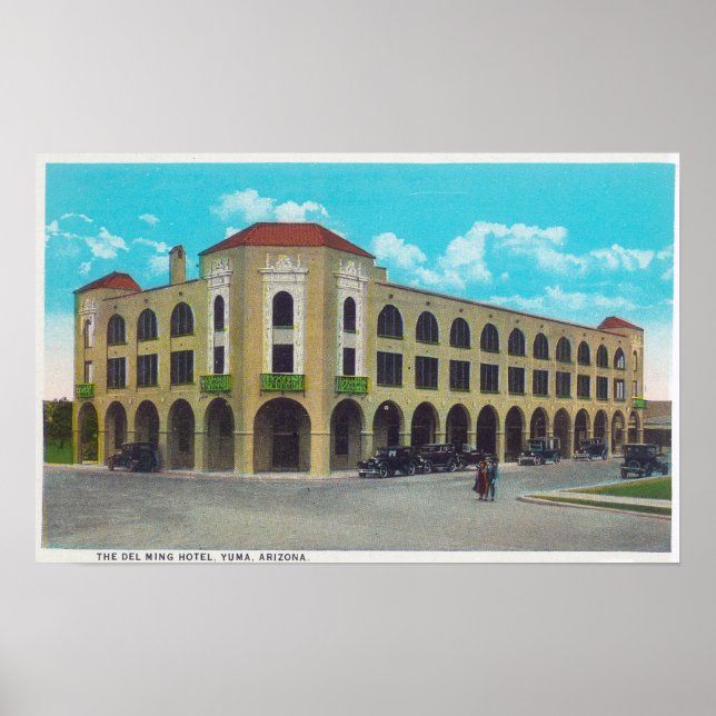 Póster Vista exterior del Hotel Del Ming Yuma, AZ (Frente)