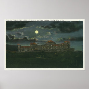 Póster Vista exterior del Hotel Mt Washington de noche