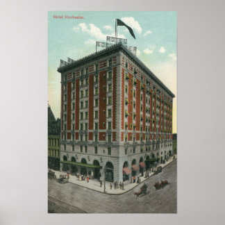 Póster Vista exterior del Hotel Rochester