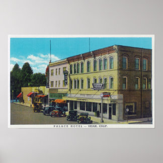 Póster Vista exterior del Palace Hotel Ukiah, CA