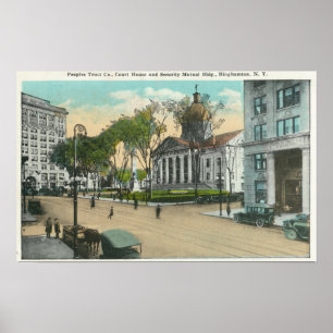 Póster Vista exterior del Palacio de Justicia