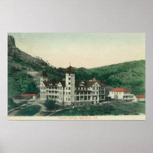 Póster Vista exterior del pen¢asco toscano de SpringsRed,