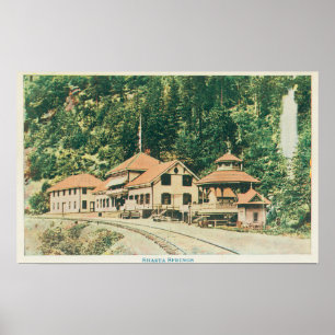 Póster Vista exterior del ResortShasta Springs, CA