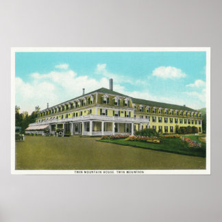 Póster Vista exterior del Twin Mt House