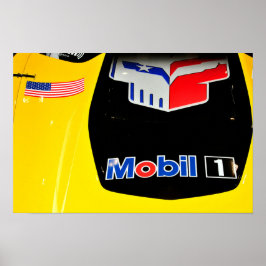 Póster Vista frontal C7.R de Chevrolet Corvette