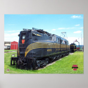Póster Vista frontal PRR GG1 4800
