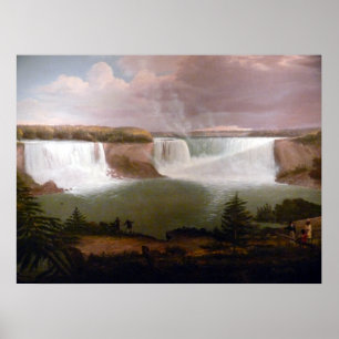 Póster Vista general de Alvan Fisher sobre las cataratas 