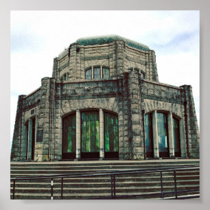 Póster Vista House, Columbia River Gorge, OR