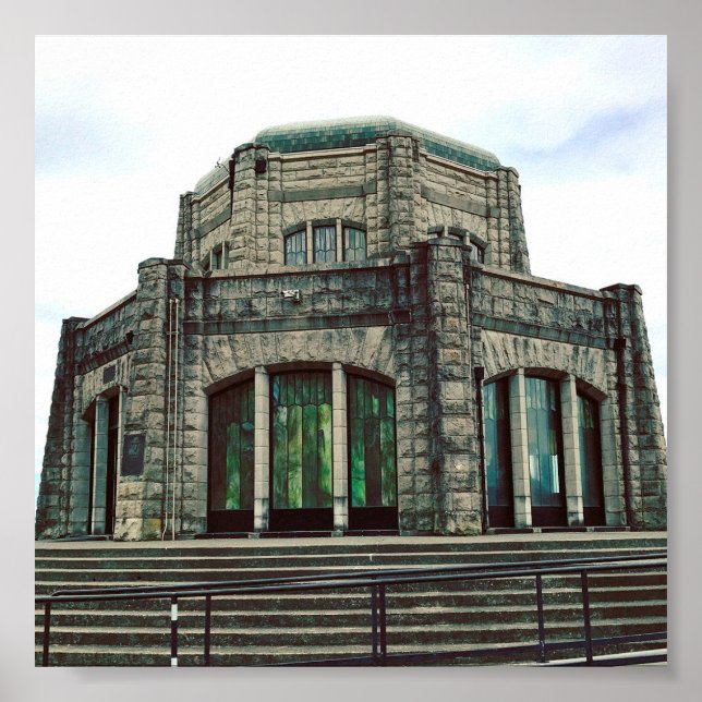 Póster Vista House, Columbia River Gorge, OR (Frente)