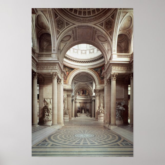 Póster Vista interior, 1764-1812 (Frente)