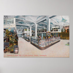 Póster Vista interior de la panadería Augustine & Kyer