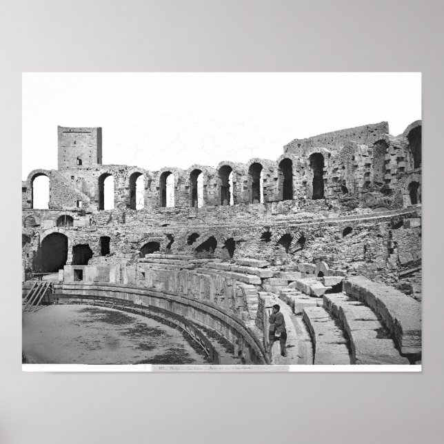 Póster Vista interior del anfiteatro (Frente)