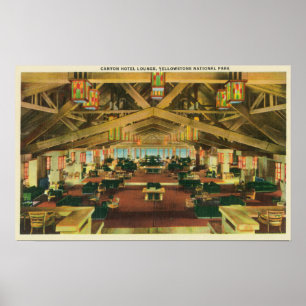 Póster Vista interior del Canyon Hotel Lounge
