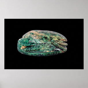 Póster Vista lateral de un escarabajo de la boda de