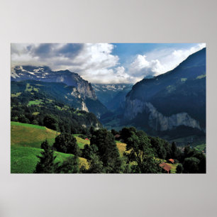Póster Vista Lauterbrunnen