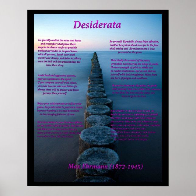 Póster Vista marítima (Frente)