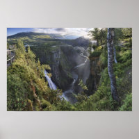 Vista nocturna amplia - Hordaland, Noruega