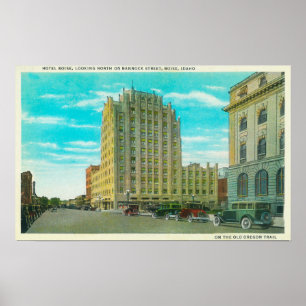Póster Vista norte de la calle Bannock