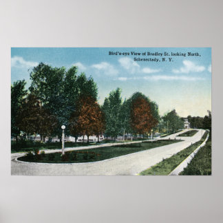 Póster Vista norte de la calle Bradley