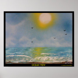Póster Vista oceánica