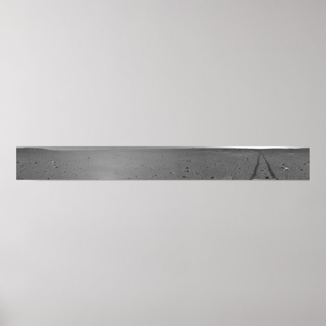 Póster Vista panorámica de Marte 11 (Frente)