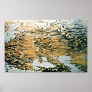 Póster Vista panorámica de todo el Imperio de Rusia