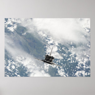 Póster Vista posterior de los tres motores principales