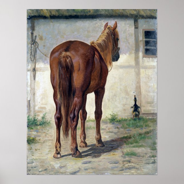 Póster Vista posterior de Simon Ludwig Ditlev Simonsen (Frente)