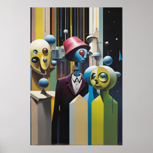 Póster Vista previa de la Psicodelia Ken Gage de Ponderla