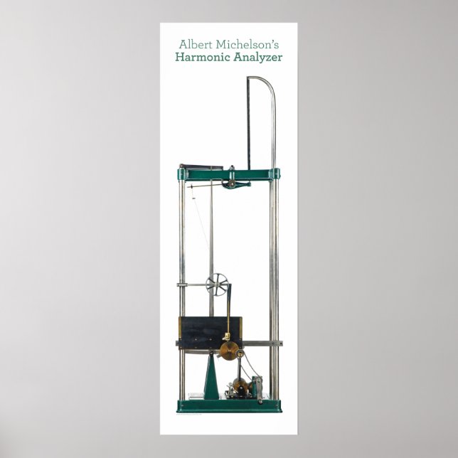 Póster Vista simple en blanco: Analizador armonioso (Frente)