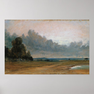Póster Vista sobre Hampstead Heath - John Constable