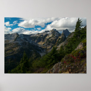 Póster Vista sobre los lagos de Middle y Lower Thornton