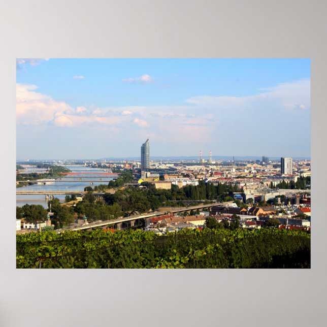 Póster Vista sobre Viena (Frente)