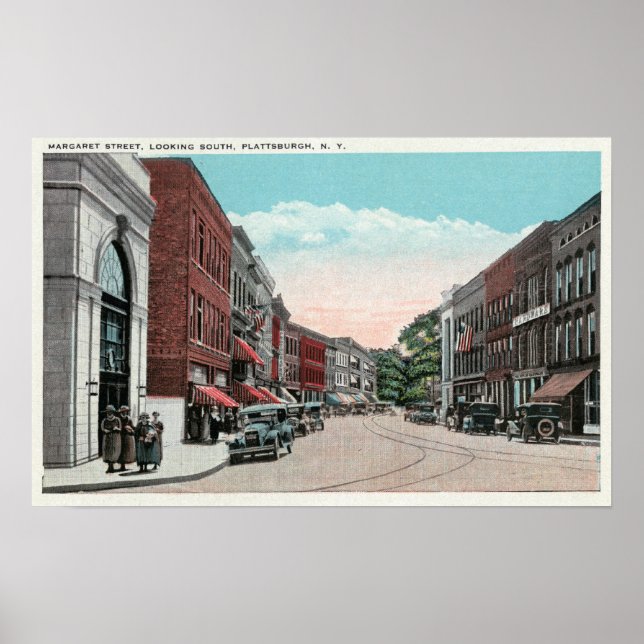 Póster Vista sur de Margaret Street (Frente)