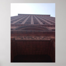Póster Vista terrestre del edificio de la garantía