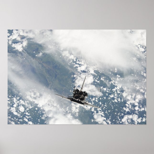 Póster Vista trasera de los tres motores principales (Frente)