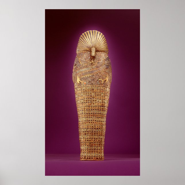 Póster Vista trasera de uno de los ataúdes canópicos (Frente)