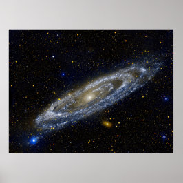 Póster Vista Ultravioleta de Andromeda Galaxy, ZGOS