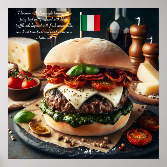 Póster Vista veneciana: Indulgencia de la trufa (Frente)