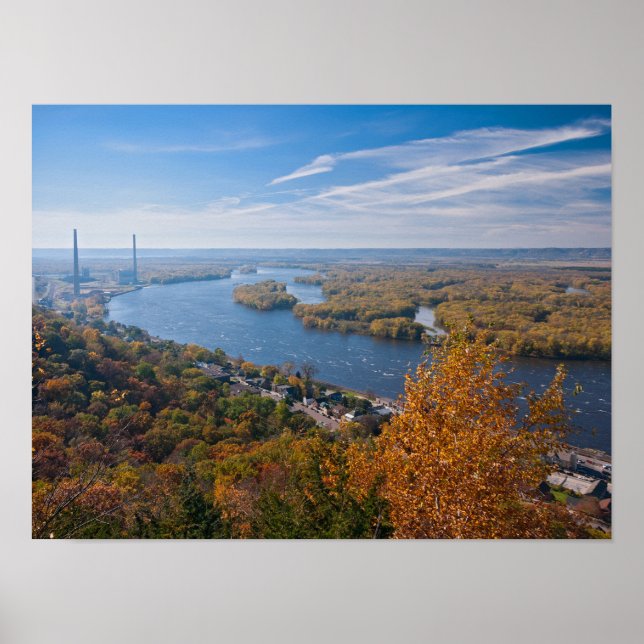 Póster vistas a alma y río (Frente)