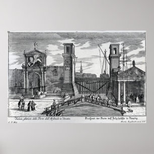 Póster Vistas a las puertas de la entrada del Arsenal