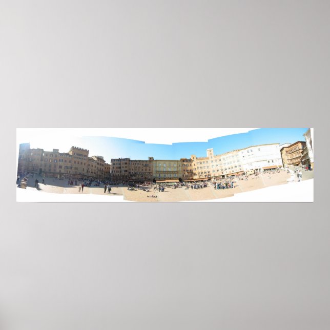 Póster vistas al campo de Siena (Frente)