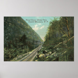 Póster Vistas al Gran Cañón y al Clove Stoney