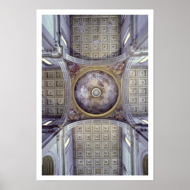 Póster Vistas al interior de la cúpula, construida en 142 (Frente)