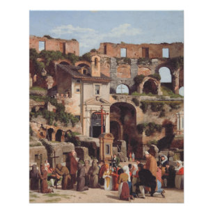 Póster Vistas al interior del Coliseo