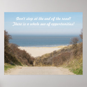 Póster Vistas al mar