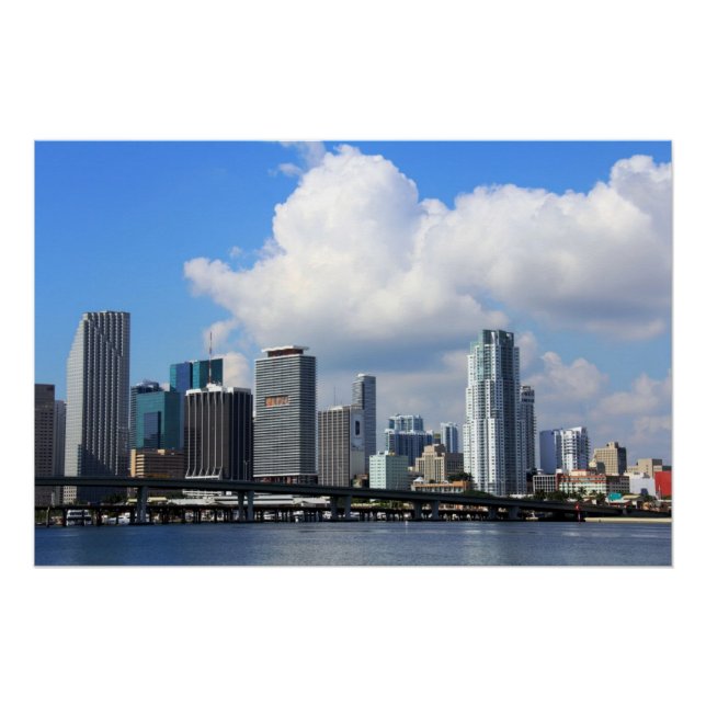 Póster Vistas al mar de Miami (Anverso)