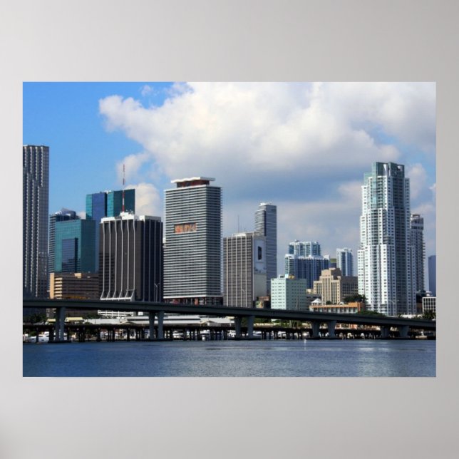 Póster Vistas al mar de Miami (Frente)