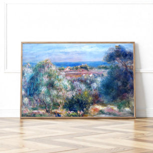 Póster Vistas al mar por August Renoir